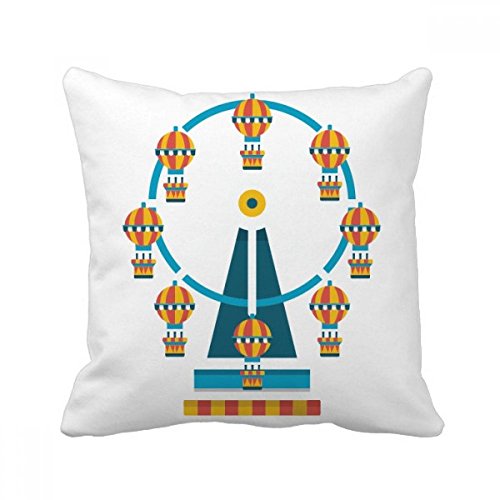 Coussin éléphant ballon multicolore 40x40 cm avec insert pour déco de canapé