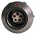 Circular Connector, Dura-Pull HS Series, Panel Mount Receptacle, 9 Contacts, Crimp/Solder Pin