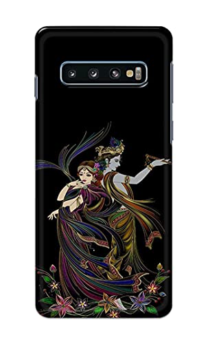 Image of Lord Radha and Krishna Hard Back Case Cover for Samsung Galaxy S10 Plus (6.4 inch), SM-G975F / DS, SM-G975U, SM-G975W Back Cover -(J5) VNS2223