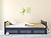 Comedy Wall Art Sticker mural en PVC Motif ballon de handball I Love, Vinyle, vert clair, Env. 20 x 15 cm