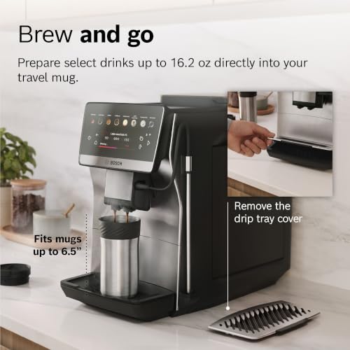 Bosch Series 6 Fully Automatic Coffee and Espresso Mach...