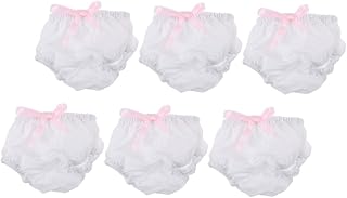 PLAFOPE 6 Pçs Roupa Íntima De Boneca Calcinha De Menina Calcinha De Menina Roupa Íntima Bolsa De Fraldas Acessórios De Lingerie De Boneca Calcinha De Boneca Casa De Boneca Fraldas De