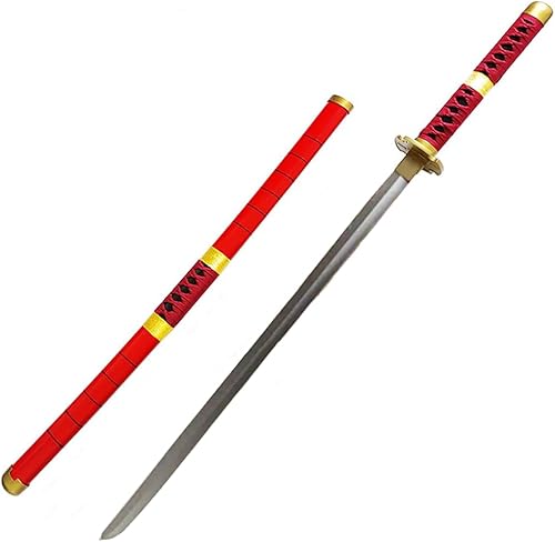 damdos Halloween Prop for Katanase Weapon Cosplay Sword Roronoa Zoro PU Rubber Samuraie Swords Birthdays Gifts