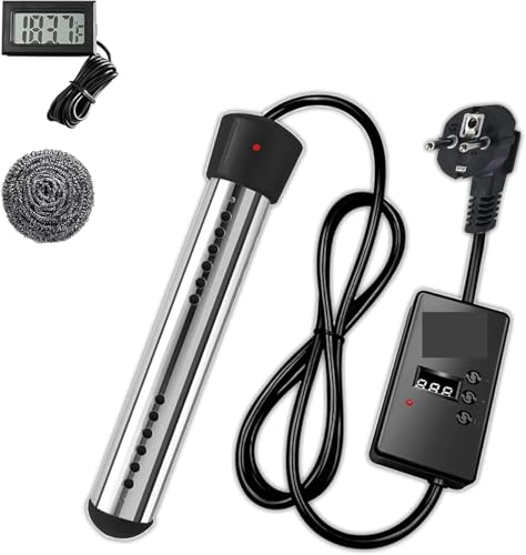 Générique Chauffe-Piscine, Thermoplongeur 2500W, minuterie Automatique de Chauffage de Piscine, thermoplongeur de Chauffage de Piscine sûr, Parfait for la Maison