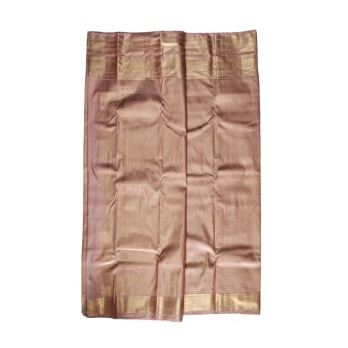 Generic gold mysore silk saree – image 3