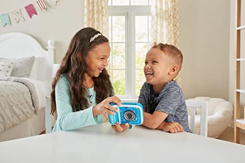 Vtech KidiZoom Print Cam niebieska aparat dla dzieci z funkcją drukowania, selfie i wideo, efektami, graniem itp. dla dzieci w wieku 4-12 lat