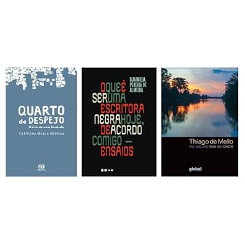 Kit Quarto de despejo + O que é ser uma escritora + Faz escuro mas eu canto (Portuguese Edition)