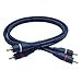Calrad Electronics High Grade 2 RCA Plugs to 2 RCA Plugs, Gold Plated Plugs. 10 Ft. Long