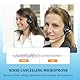 2,5mm Klinke Headset Telefon für Gigaset CL660HX C430A Panasonic Yealink W52P, Kopfhörer Telefon Festnetz Schnurlos mit Mikrofon Noise Cancelling für Homeoffice Call Center Büro Schnurlostelefon