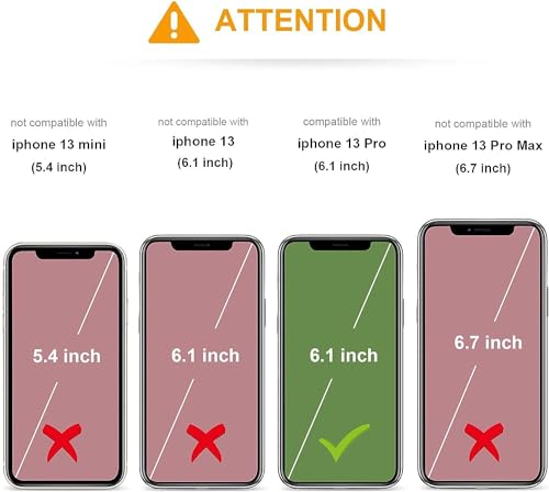 Image of KIHUWEY Compatible with iPhone 13 Pro Case Wallet with Credit Card Holder, Premium Leather Magnetic Clasp Kickstand Heavy Duty Protective Cover for iPhone 13 Pro 6.1 Inch (Lichee Red)