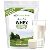 Z Natural Foods Grass-Fed Whey Protein Concentrate - Cold Processed, 1 lb