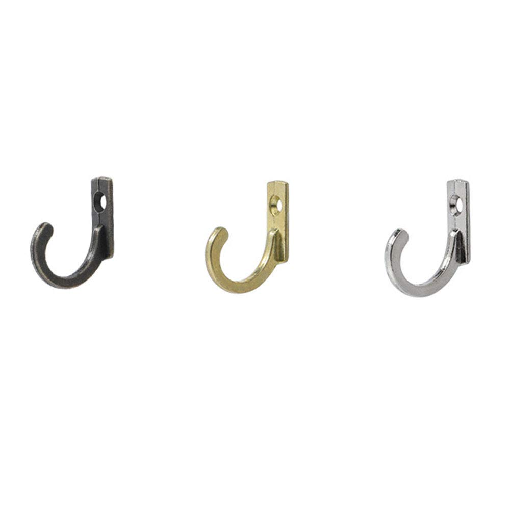 Lot De 2 Crochets De Salle De Bain Chromés Pour Serviettes | Crochet À