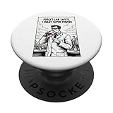 Divertente scienza laboratorio sicurezza scherzo Super poteri chimico Nerd PopSockets PopGrip Adesivo