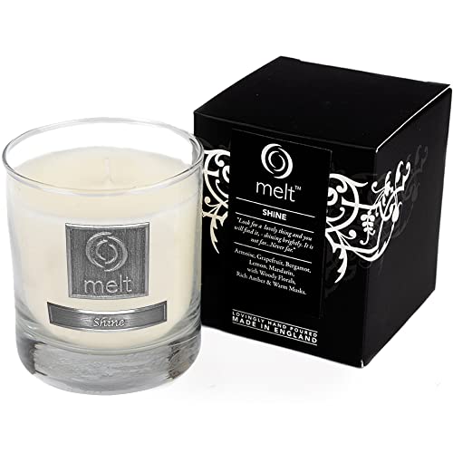 Image of Luxury Scented Candles in Jars - 70 Hr Burning Time Long Lasting Candles Scented & Handmade - Scented Candles for Living Room & Office - Glass Jar Candles Gift by Melt, Shine