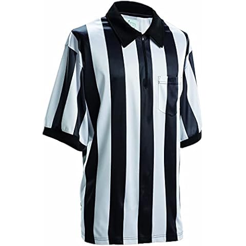 Smitty FBS117E Football Officials 2-Inch Stripe Elite Performance Short Sleeve Shirt (Large) Cover