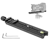 Neewer 200mm カメラ用 メタル クイックリリースクランプ プロフェッショナル ノードスライド
