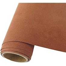Velvet Suede Car Wrap Vinyl Film Adhesive Air Release Decal Roll Car Sticker Sheets, Coffee, 11.8 x 53.1 inch