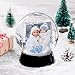 Neil Enterprises Inc. Sphere 2-Photo Snow Globe with Black Base