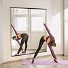 TRAHOME Home Gym Mirror for Wall,56x28x2PCS Full Length,Glass Frameless Body Large Mirror for Home Gym,Workout,Bedroom,Garage(Black)