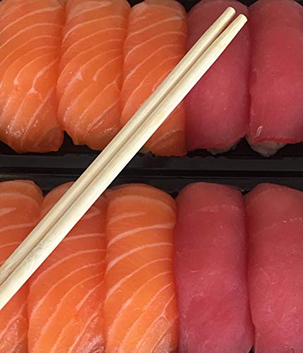 Albino Monkey 200 Round Separated Disposable Chopsticks | Best For Sushi | Bamboo Wooden Chinese Chop Sticks - Bamboo Chopstick Bulk - Disposable Utensils Premium Quality - (100 Pairs) #TOP7