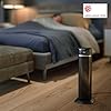 Philips Calefactor de torre Serie 5000 conectado, 2000W, hasta 50 % de ahorro energético, 4 modos, pantalla de temperatura, 5 funciones de seguridad, oscilación 60°, silencioso, negro/gris (CX5120/11) #1
