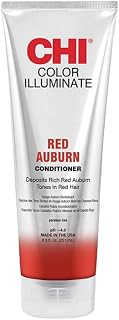 CHI Color Illuminate Conditioner, Helps Maintain Fresh Color In Natural & Color-Treated Hair, Sulfate, Paraben, & Cruelty-Free, Red Auburn, 8.5 Oz