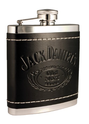 Jack Daniels Licensierad Barware 5548 Swing Cartouche Flask, Rostfritt stål, Silver