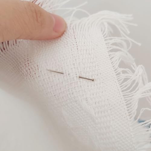 1000 PCS Fine Satin Pin, 1 Inch Dressmaker Pin, Fine Straight Pins, Stainless Steel Head Pins for Jewelry Making Crafts and Sewing(Silver) - Thumbnail 5