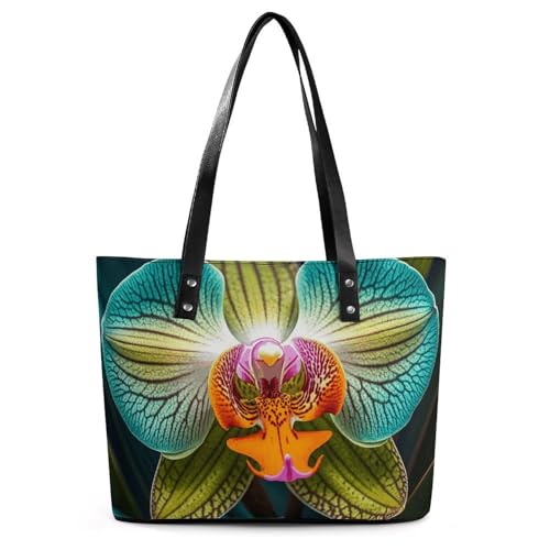 Sac à main imprimé orchidée parfait pour les trajets et le fitness