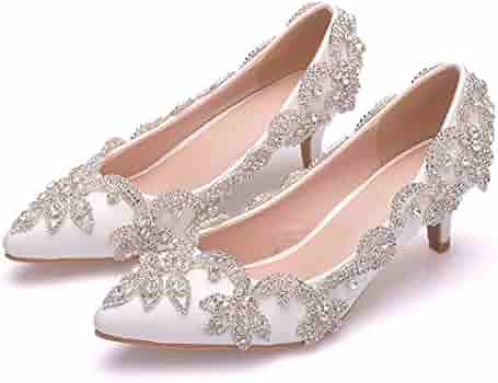 Crystal Women's High-Heel Wedding Shoes 