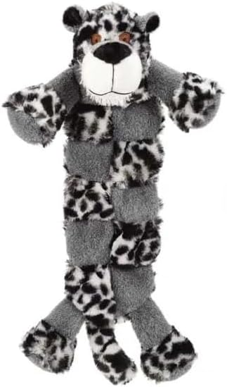Dog Toys Squeaker Mat Plush Animal Themed Soft Stuffed Tug Play Toss Cuddle Fun (Set of Both 18 Inch Toys)