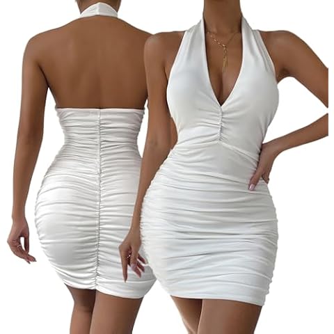 Hanaoops Robe Moulante Sexy Femme Cover