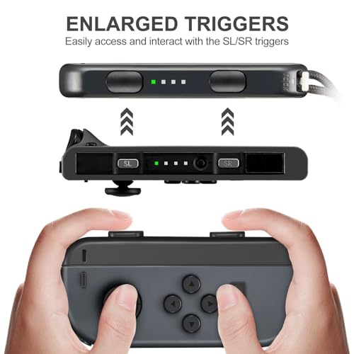 Gepicest Wrist Strap for Joycon 4 Pieces Switch Parts Accessories Controller Attachments Compatible with Joy Con, Dual Remote Comfort Controller Straps Black 2 Pairs by Gepicest - Image 5