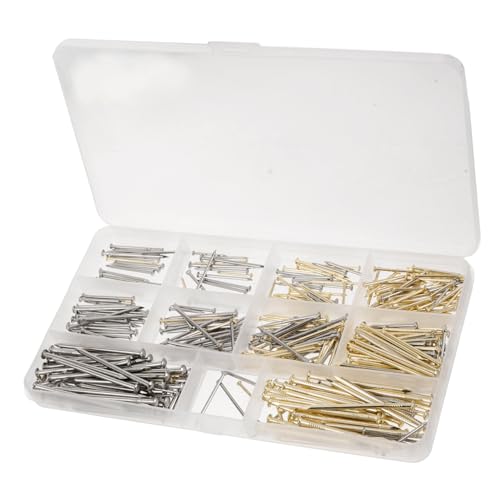Image of Picture Frame Nails Assortment Kit 400pcs Heavy Duty Wall Hanging Nails Iron Hardware for Decorative Frames