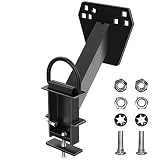 Jorohiker Stake Pocket Spare Tire Carrier with D-Ring,Spare Tire Mount Bracket for Trailer,Fits Most