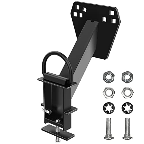 Jorohiker Stake Pocket Spare Tire Carrier With D-Ring,Spare Tire Mount Bracket For Trailer,Fits Most 4 & 5 & 6 & 8 Lugs Wheels On 4", 4.5", 4.75", 5", 5.5",6" Or 6.5" Bolt Patterns #TOP14