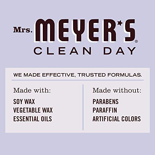 Mrs. Meyer's Soy Tin Candle, 12 Hour Burn Time, Made With Soy Wax And Essential Oils, Lavender, 2.9 Oz #TOP3