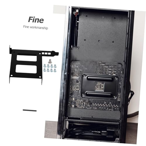 GALPADA Ssd Mounting Bracket to Hard Drive Bracket Mounting Kit for Computer Accessories Black Full-height Design - Image 8