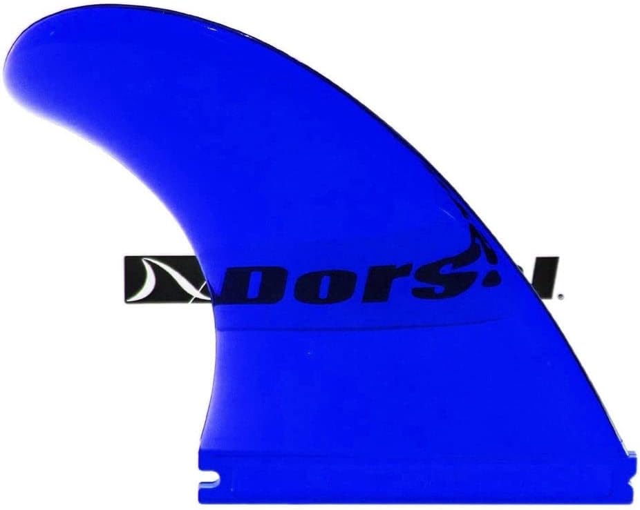 Surfboard Fins Thruster 3 Set Future Compatible Clear Medium Polycarbonate with Flexcore