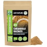 Alpi Nature Coriandolo in Polvere BIO 250g, Polvere di Coriandolo Semi Macinati bio per Cucina