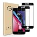 Produktbild Panzerglas Schutzfolie für iPhone 7 Plus iPhone 8 Plus,[2 Stück]Seinal 3D Full Screen Glas,9H Gehärtetes Panzerglasfolie,Displayschutzfolie Kratzfest 3D Touch Hartglas,Ultra dünnTempered Glas(Schwarz)