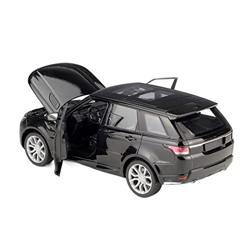 Car Diecast Model 1:24 For Land Rover For Range Rover Sport Alloy Car Model Diecasts Metal Toy Vehicles Car Model Simulation Childrens Gifts (Color : Black) #TOP24