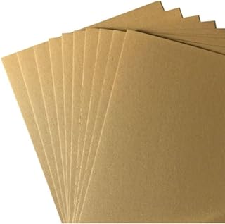 Syntego 10 Sheets Recycled Brown A4 Kraft Card Quality 350gsm Card Making Crafts Invitations and Scrapbooking