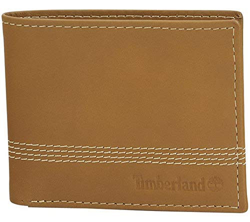 Timberland Cloudy Quad Billfold Tan One Size #TOP29
