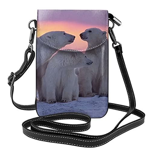 Petit sac à bandoulière femme pieuvre et ours polaire léger