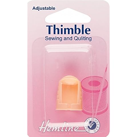 Hemline Adjustable Plastic Thimble Cover