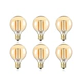 Bursztynowa żarówka Led G40 E14 220 V 1,5 W wymienna, ściemnialna lampa z żarnikiem ciepłe białe żarówki żyrandolowe kryty oświetlenie w stylu vintage (Size : E14 220V, Material : 15 PACK_2200K_YES_
