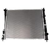 TRQ Radiator 1 Row Aluminum Core Compatible with 2016-2021 Jeep Grand Cherokee V6 3.6L 2016-2020 Dodge Durango V6 3.6L 2021 Grand Cherokee L V6 3.6L 2022 Grand Cherokee WK