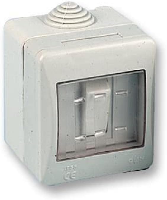 PRO ELEC - 1 Gang 2 Way Weatherproof Switch, IP55