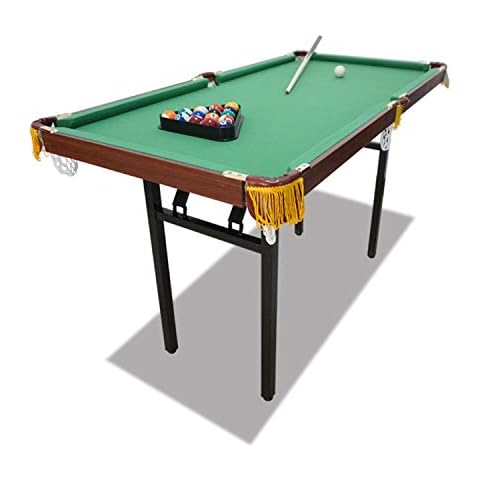 Amhuui Mini Folding Pool Table, Pool Table And Billiard Table Top Games for Kids, Completed Pool Table Top And Billiaard Table Set for Family Game Rooms Cover